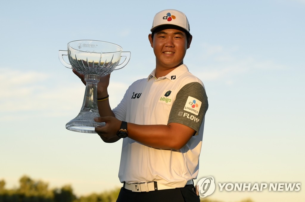 Kim Joo-hyung, ranked 12th in global golf news this year by US media