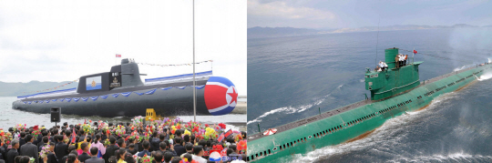 “잠수함 ‘장폭비’설계 통례 깬 기형적 北 신형잠수함 정상운항은 힘들 듯”