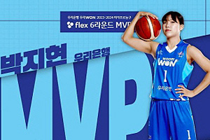 박지현, 여자프로농구 6라운드 MVP…역대 4번째 만장일치